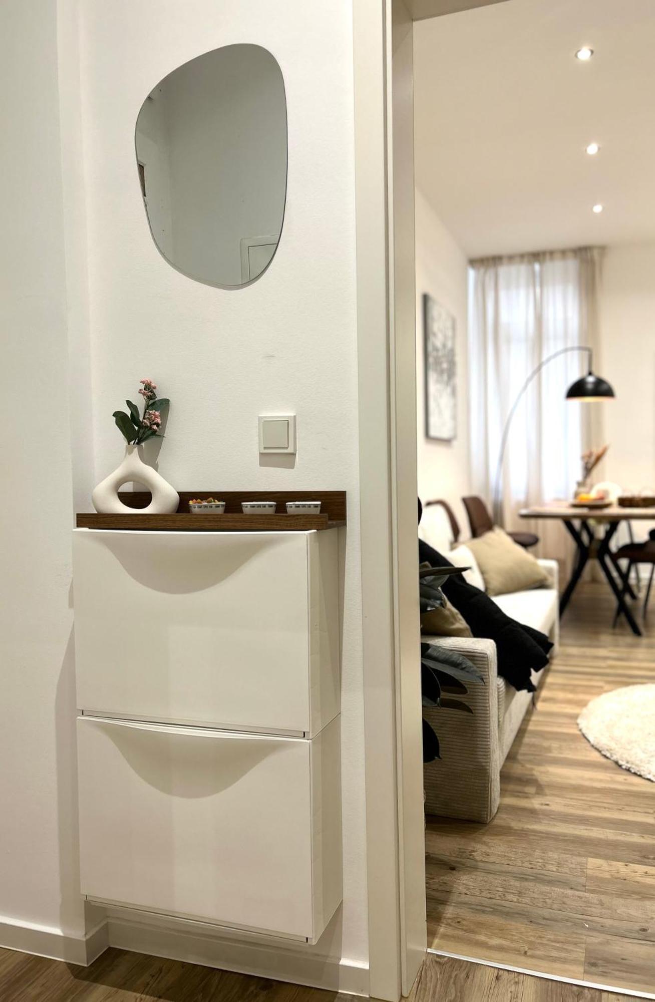 Designer City Apartment In Top Lage Fuer 6 Gaeste 卡尔斯鲁厄 外观 照片